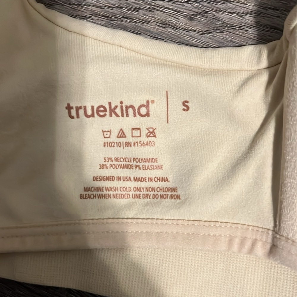 Truekind Supportive Comfort Wireless Padded Shaping Beige Bra NWT Small - Picture 6 of 12